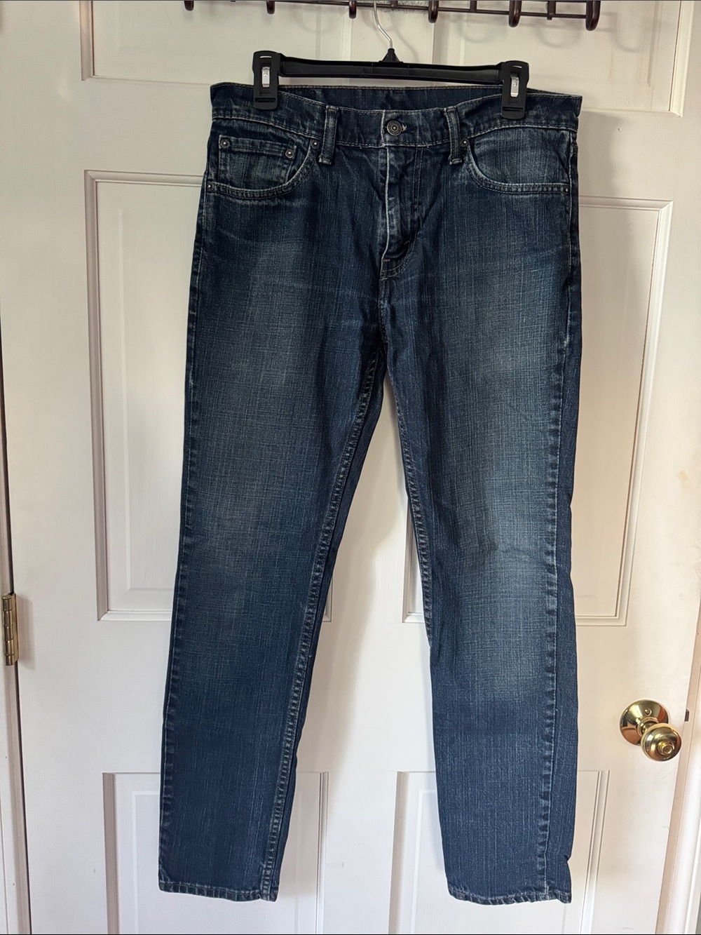 Levi's 511 Dark Blue Straight-Leg Men's Jeans 32x32 - Picture 4 of 9